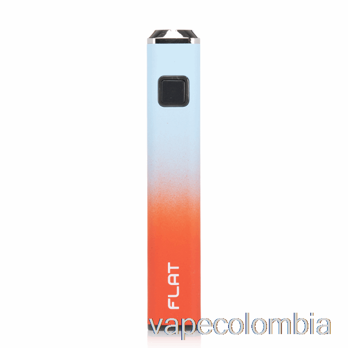 Vape Recargable Yocan Flat 510 Batería Rojo Verde Azulado